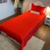 SYAQIST - PATCHWORK EMBROIDERY SUPER SINGLE SSPE006 RED R-11