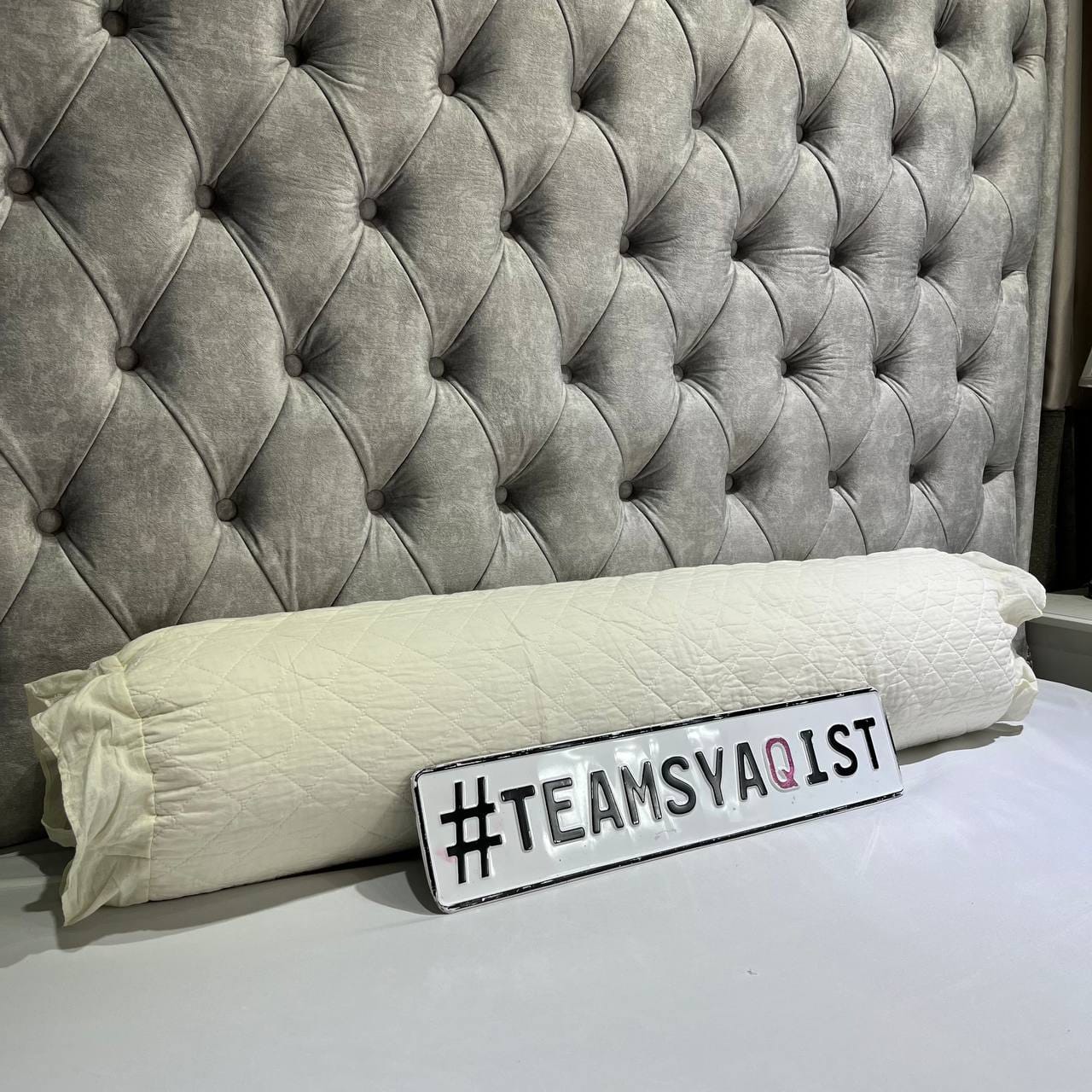 SYAQIST - Bolster Cover - Cream - Image 3