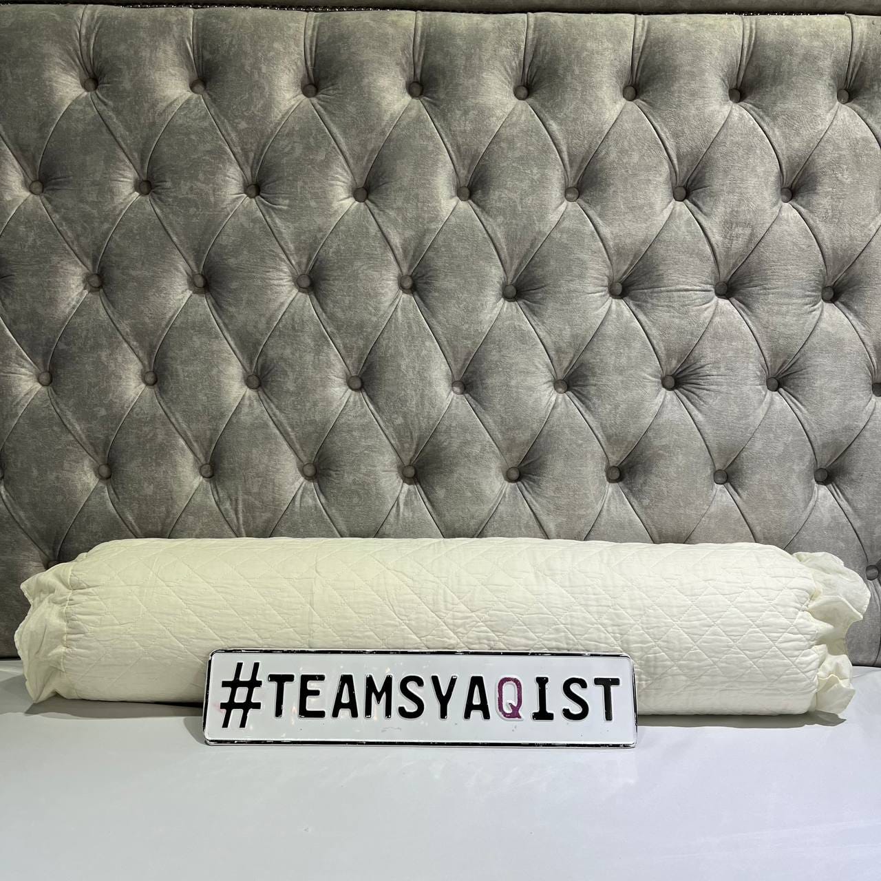 SYAQIST - Bolster Cover - Cream - Image 2