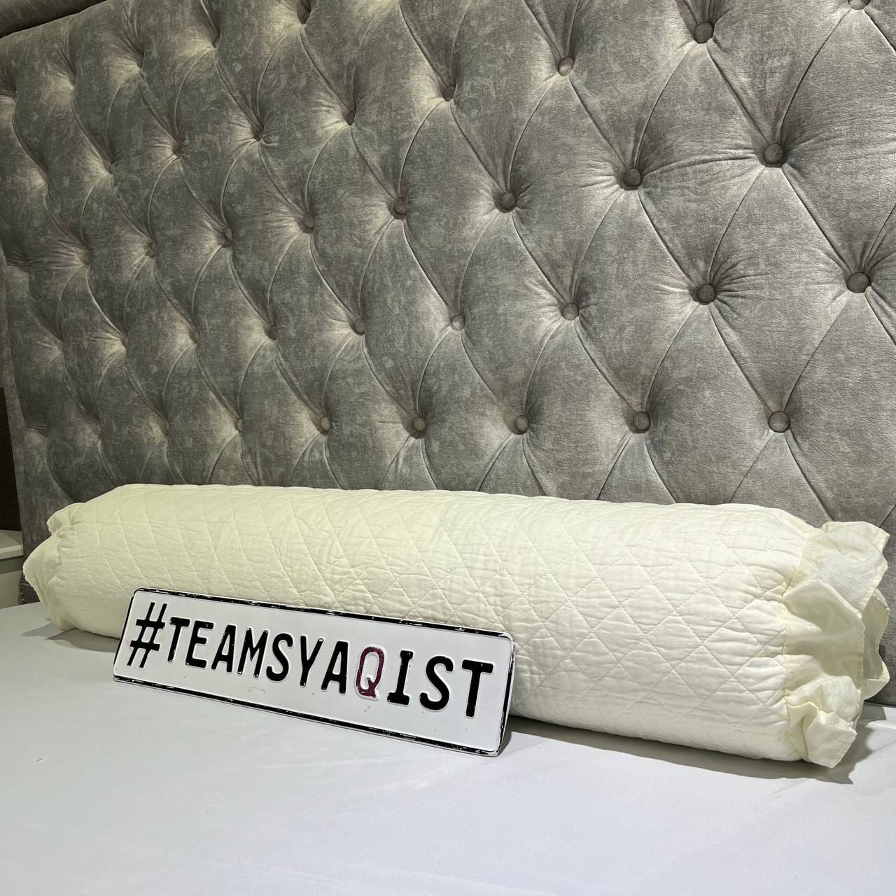 SYAQIST - Bolster Cover - Cream