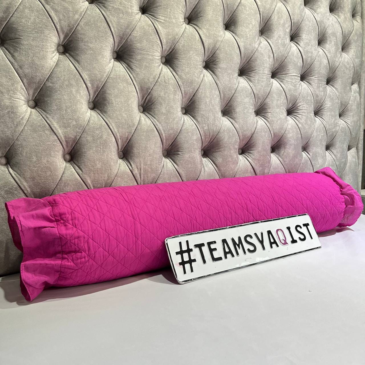 SYAQIST - Bolster Cover - Fushia - Image 2