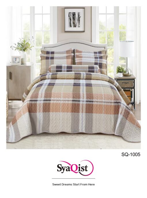 SYAQIST - CADAR SUPER QUEEN Printed 6IN1 SQND1005