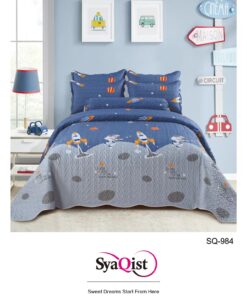 SYAQIST - CADAR SUPER QUEEN Printed 6IN1 SQND984