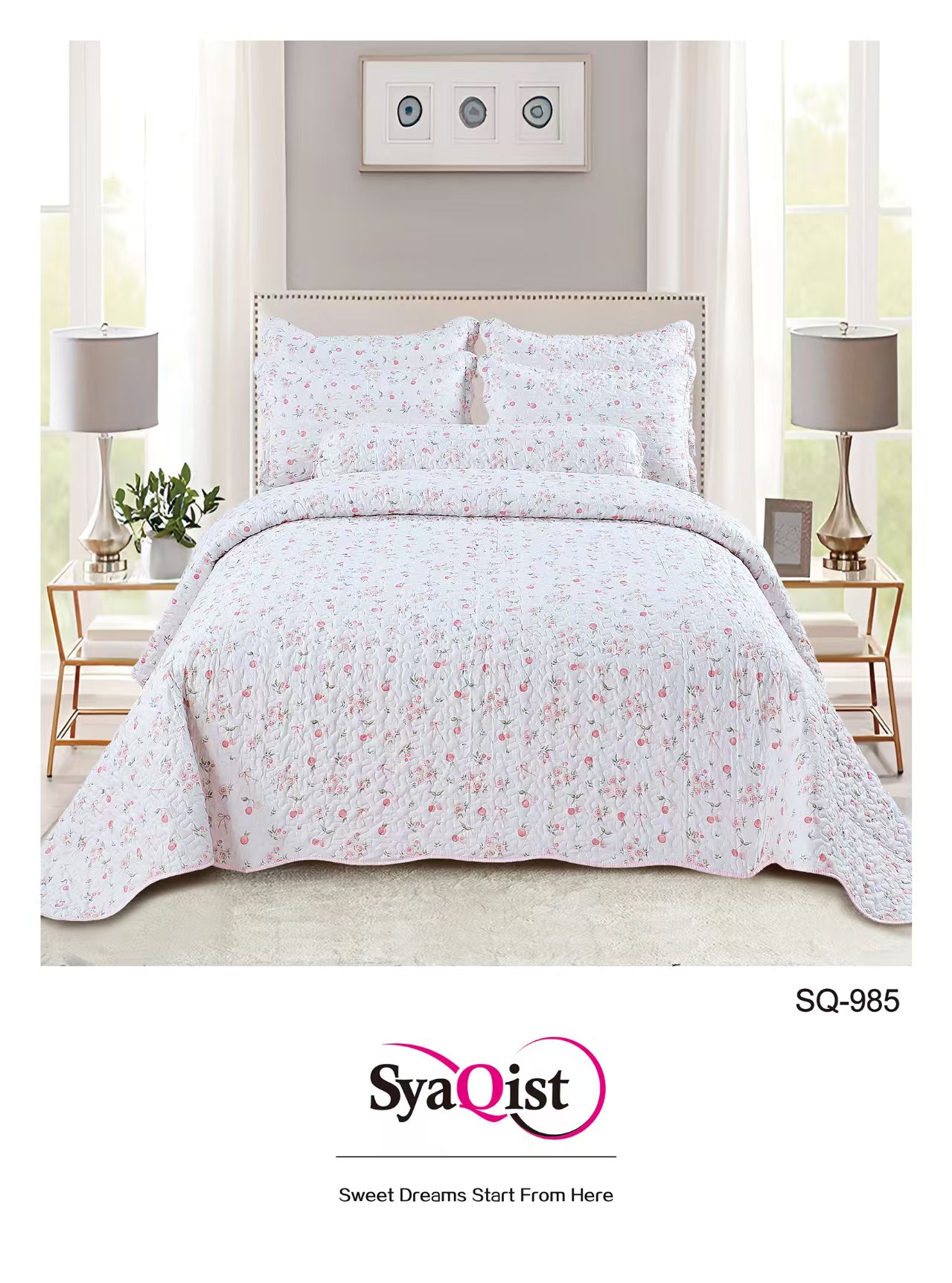 SYAQIST - CADAR SUPER QUEEN Printed 6IN1 SQND985 R-04