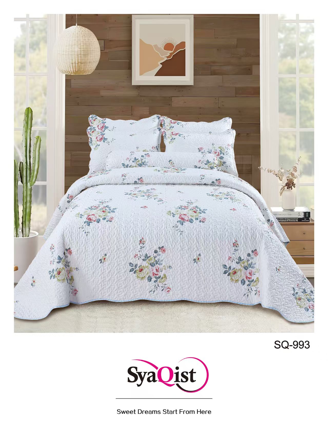 SYAQIST - CADAR SUPER QUEEN Printed 6IN1 SQND993 R-03