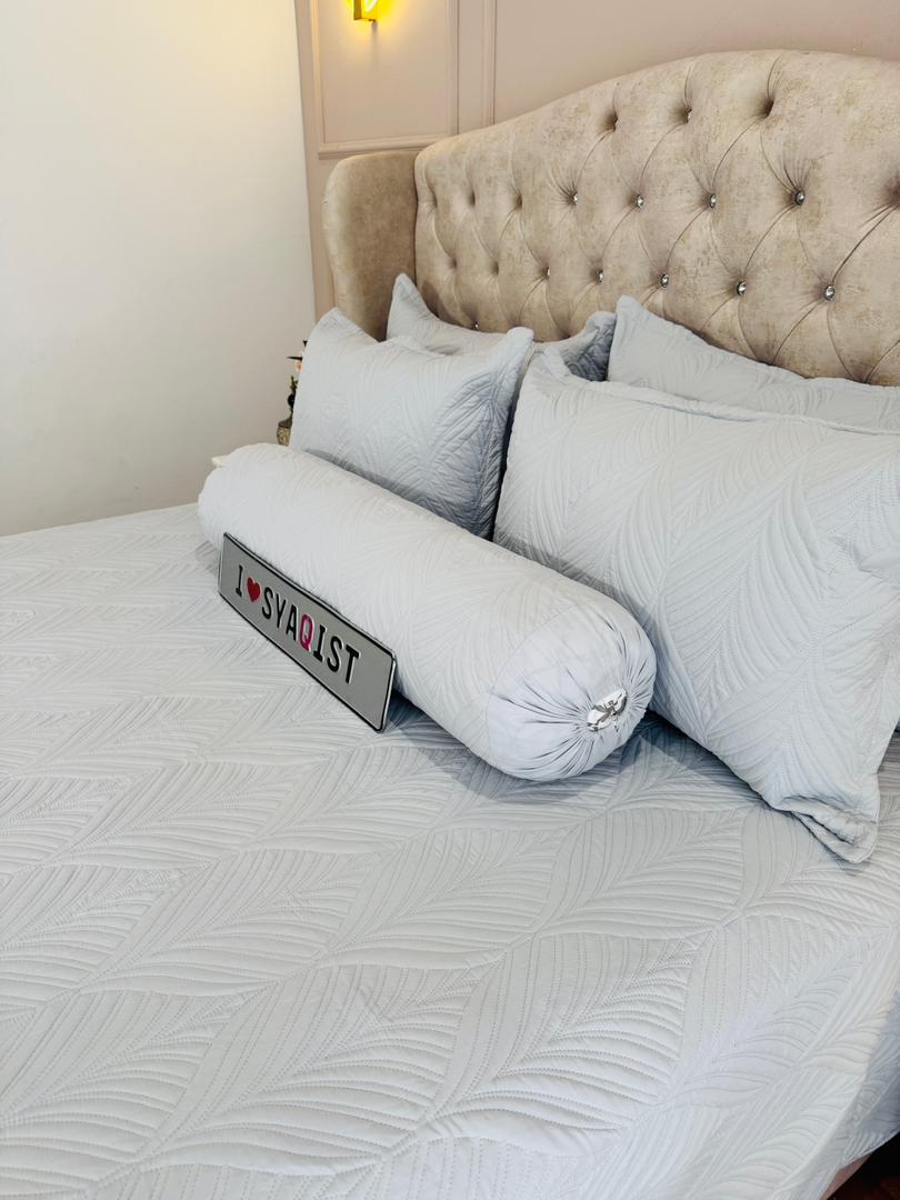 SYAQIST LEAF COLLECTION SUPER QUEEN 6IN1 SQLC604 Grey R-10 - Image 2