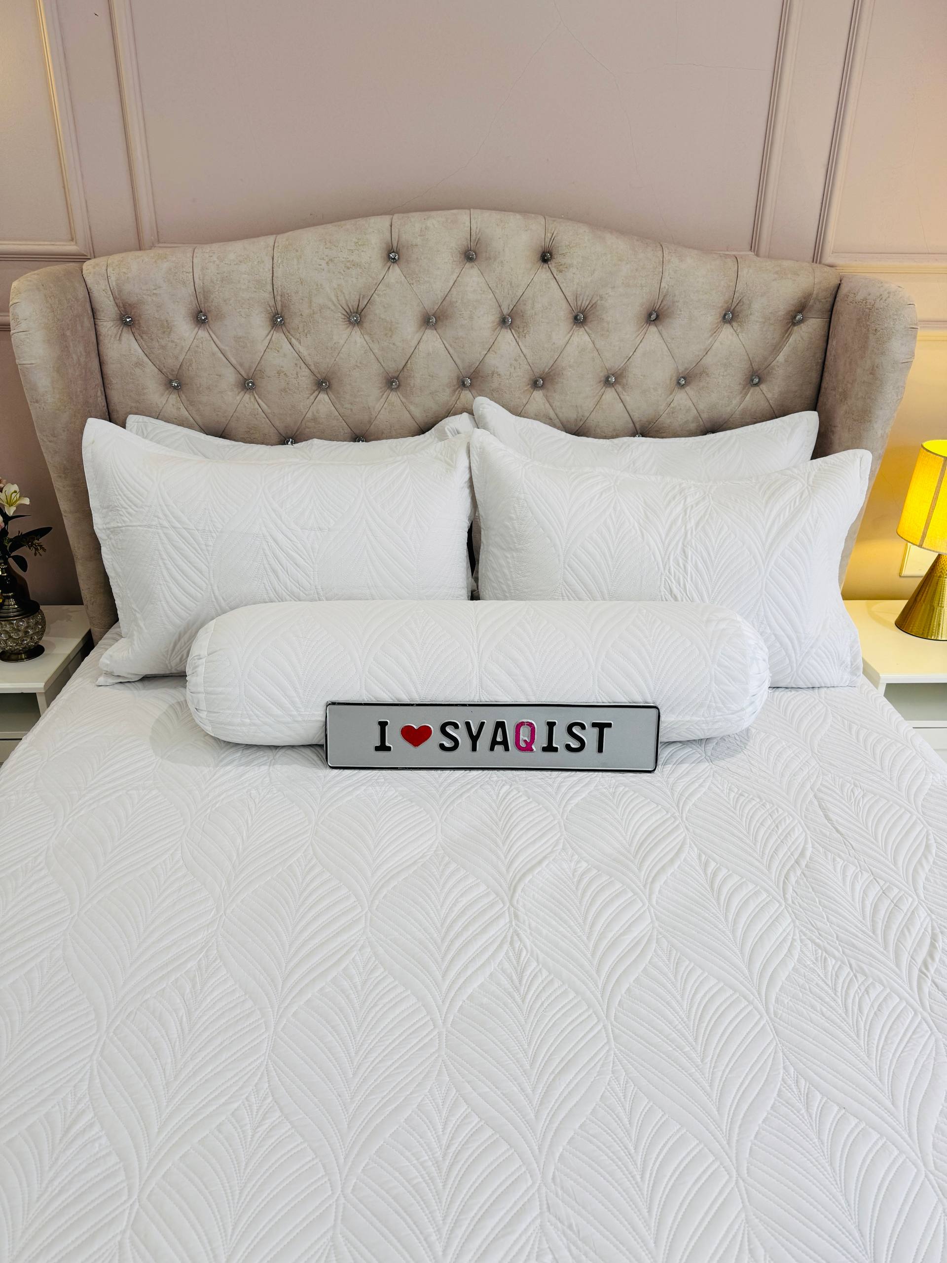 SYAQIST LEAF COLLECTION SUPER QUEEN 6IN1 SQLC602 White R-10 - Image 5