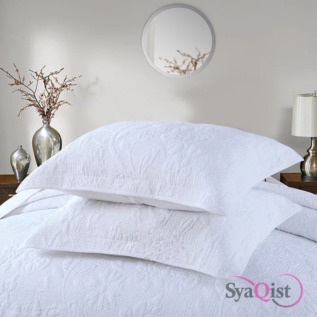 SYAQIST - Sarung Bantal_076_White