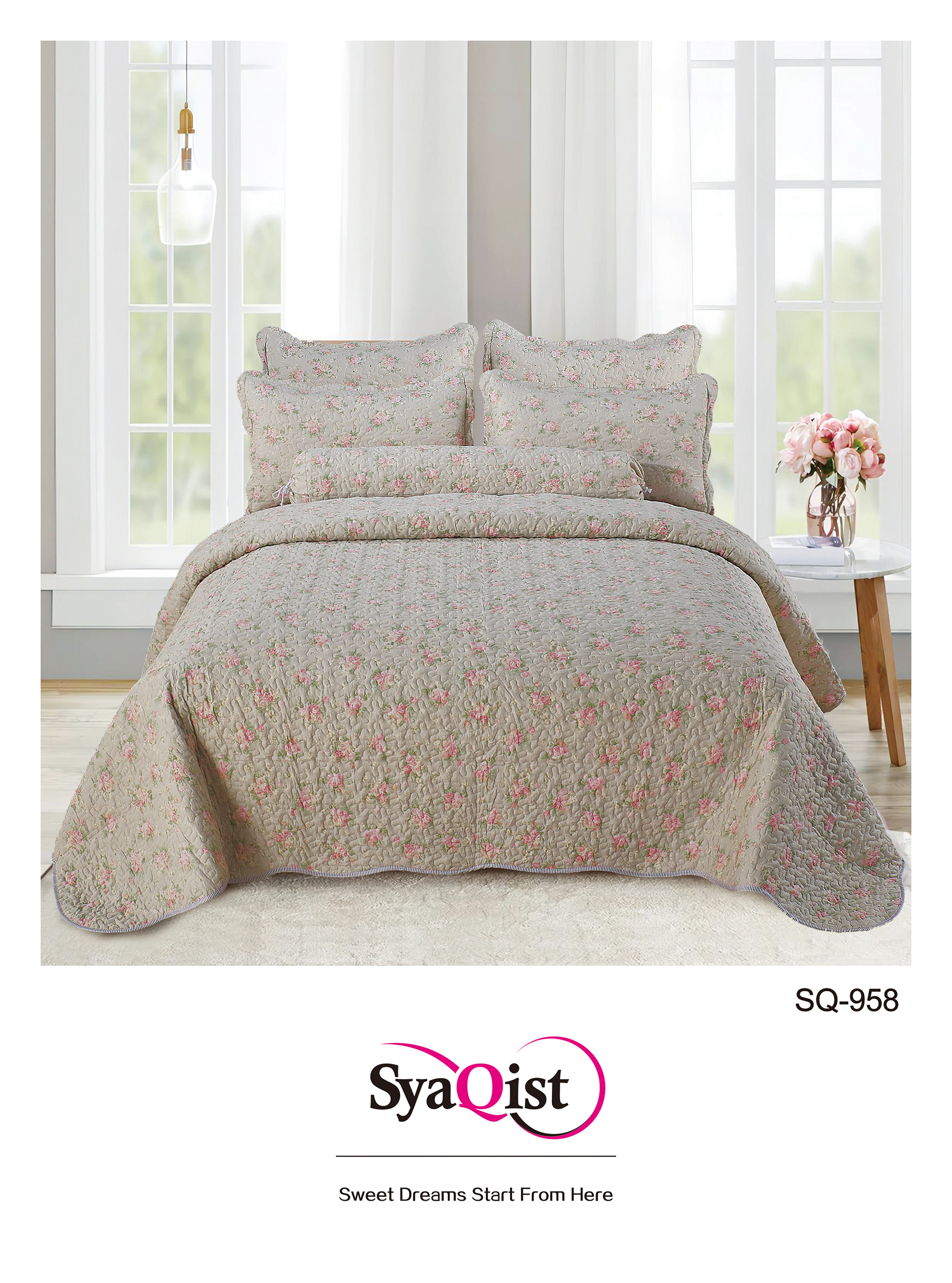 SYAQIST - CADAR SUPER QUEEN Printed 6IN1 SQND958 R-07