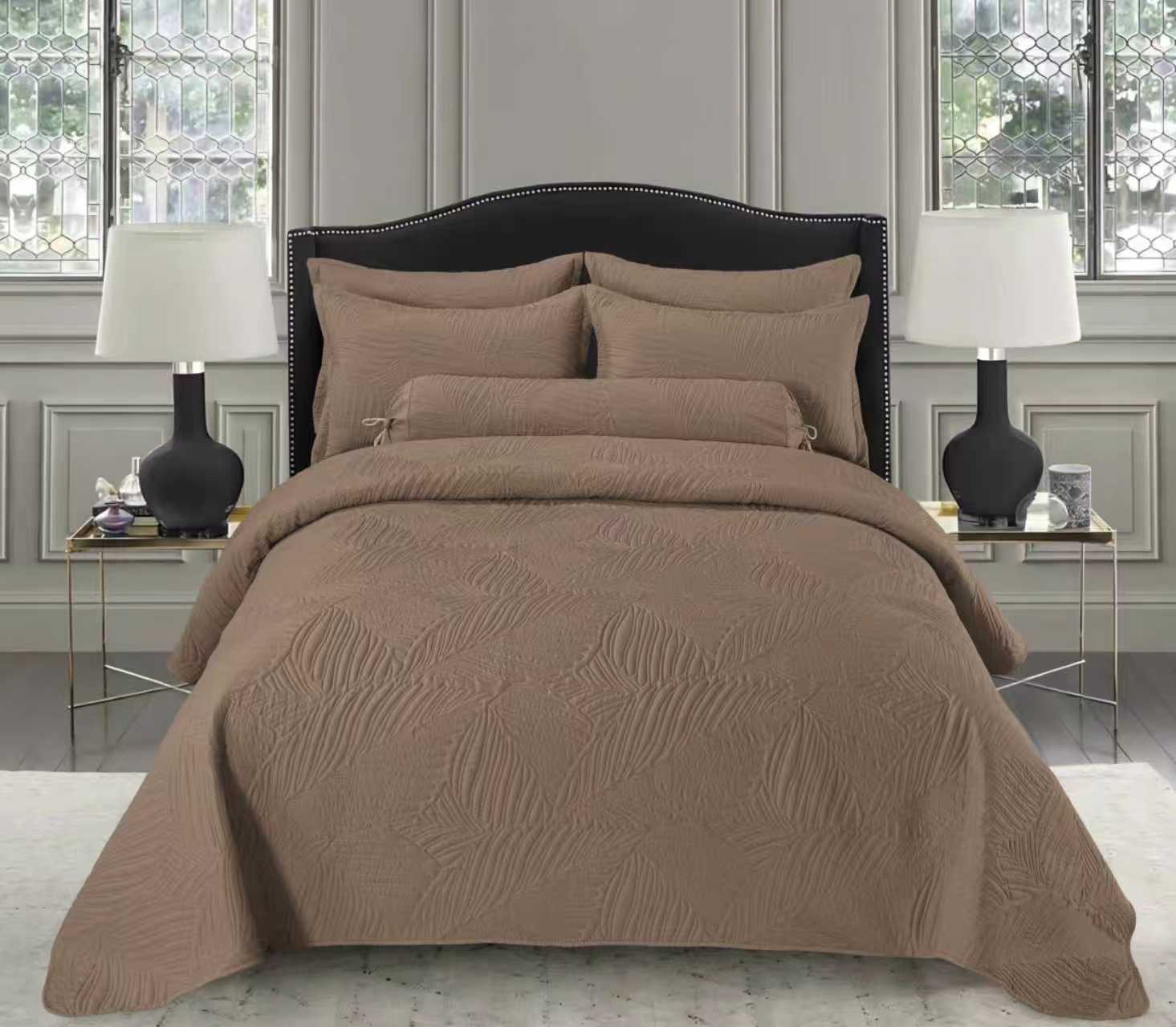 SYAQIST LEAF COLLECTION SUPER QUEEN 6IN1 LC006 — Mocha Truffle