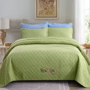 SUPER KING PREMIUM EMBROIDERY 6IN1 SKEmb6P033 APPLE GREEN